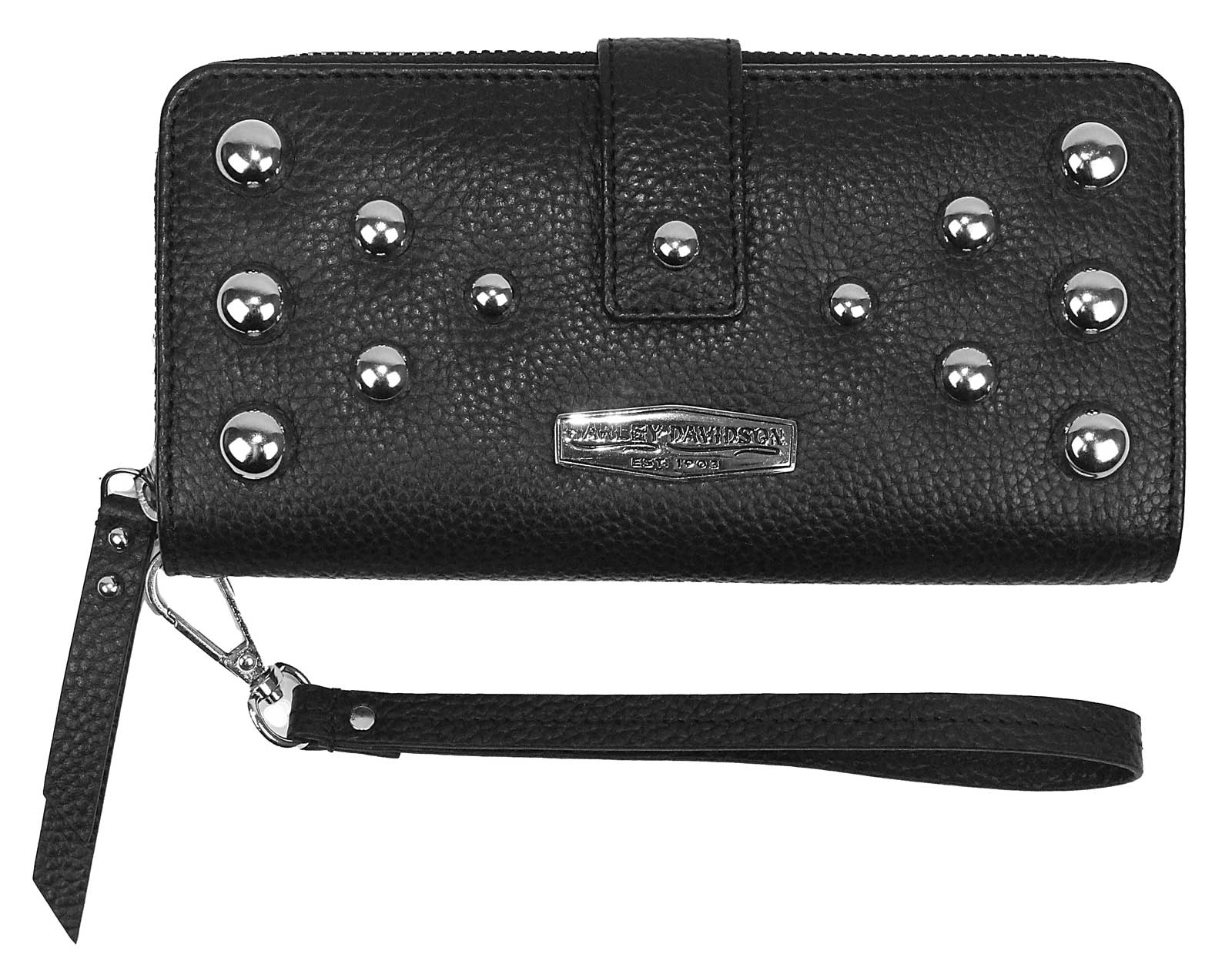 Harley-Davidson Womens Ombre Effect 7 in. Leather Clutch Wallet