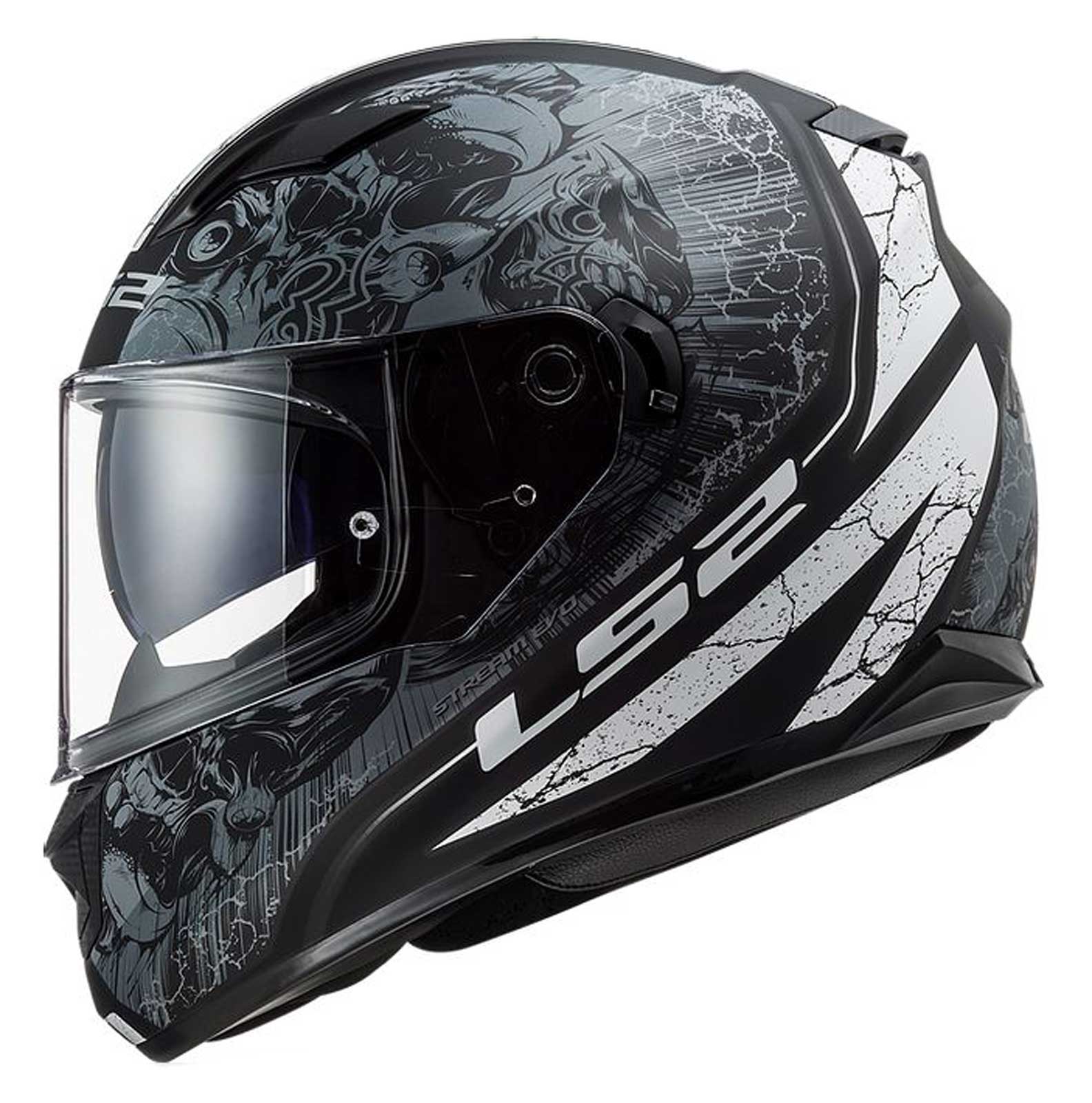 Harley-Davidson Free Shipping - LS2 Helmets Stream Throne Full Face Motorcycle Helmet, Matte Black/Titanium - Free Shipping on many products plus Orders Over $99