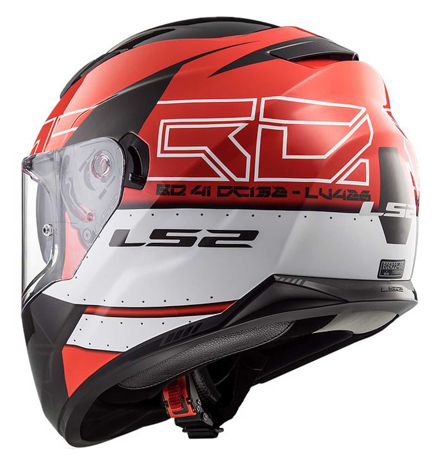 LS2 Helmets Stream Kub Full Face Sun Shield Motorcycle Helmet, Black & Red - No Hassle Returns at Wisconsin Harley
