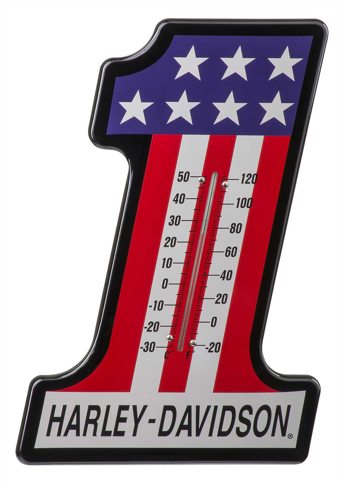 Harley-Davidson® #1 RWB Racing Custom Shaped Logo Durable Metal