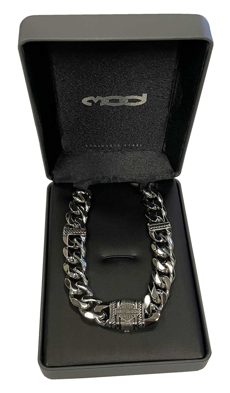 ネックレス・チョーカー Harley Davidson Banner Curb Link Chain Necklace 99437-25VM_F.jpg