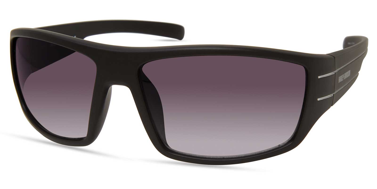 Harley-Davidson® Men's Wide Temple Sunglasses, Matte Black Frame