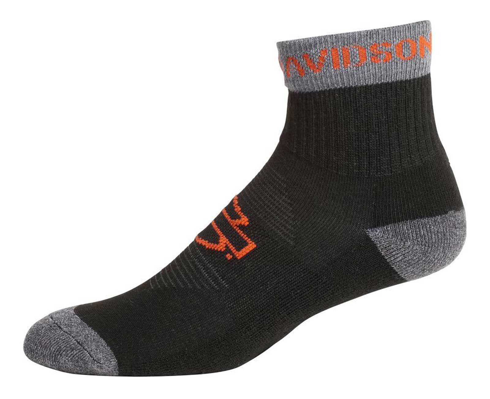 Harley-Davidson Women's Bar & Shield Wicking Performance Riding Socks, Black - Wisconsin Harley-Davidson