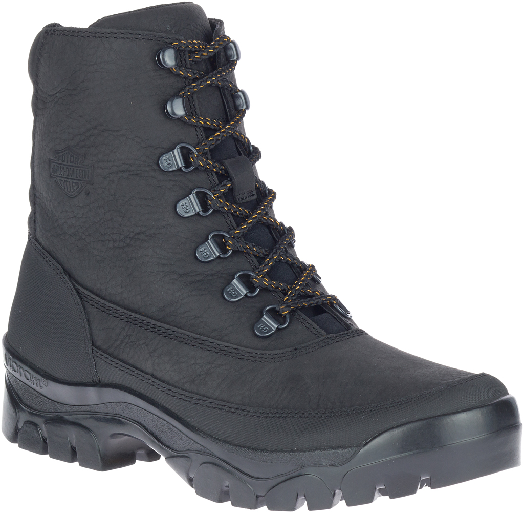 Harley-Davidson Men's MacLeod Waterproof 5.5" Black Motorcycle Boots, D93737 - Wisconsin Harley-Davidson