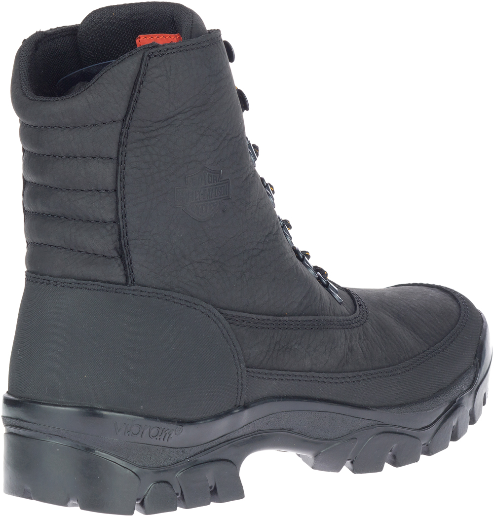 Harley-Davidson Men's MacLeod Waterproof 5.5" Black Motorcycle Boots, D93737 - No Hassle Returns at Wisconsin Harley