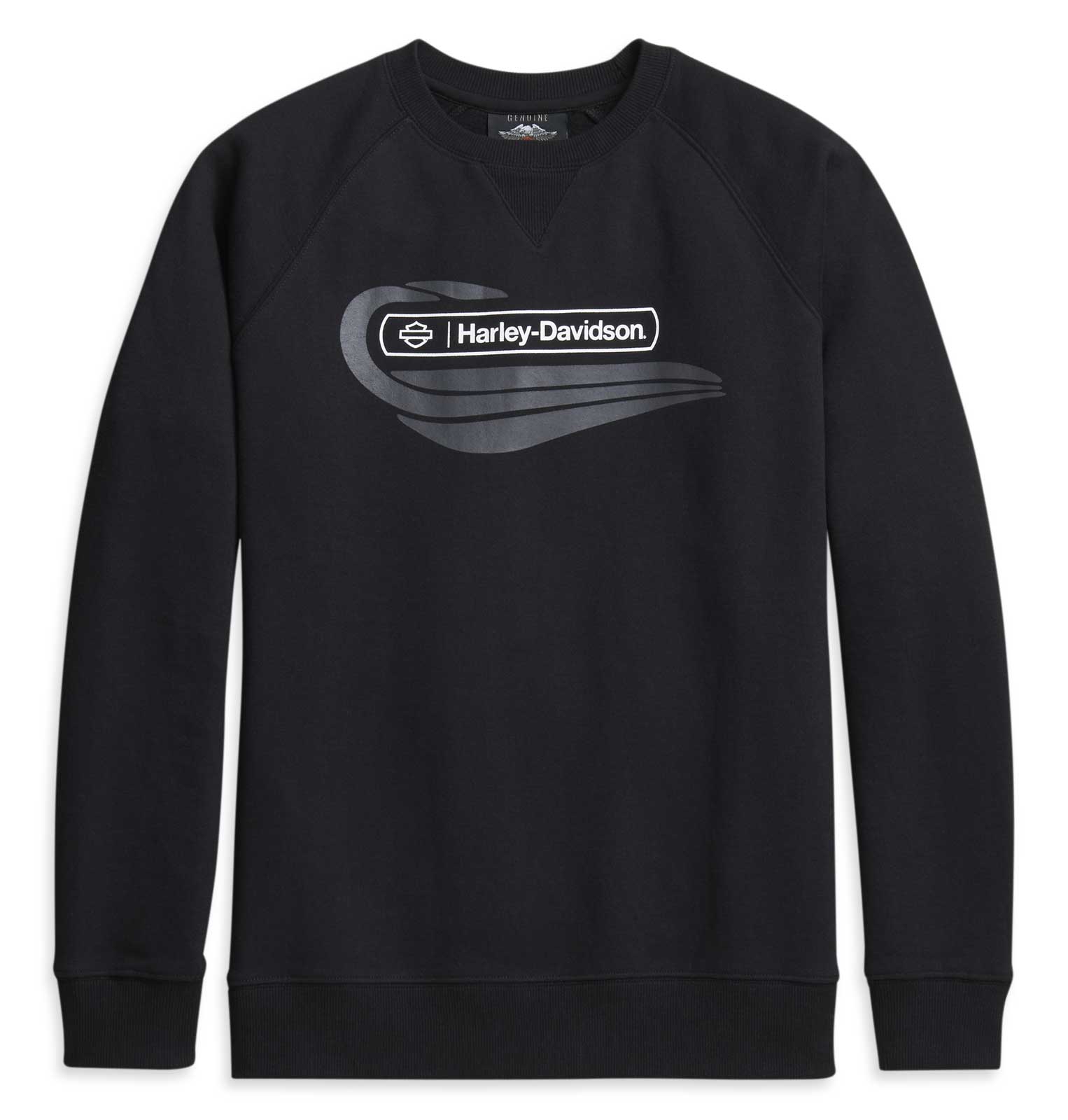 Harley-Davidson Women's Shortster Crewneck Long Sleeve Fleece Shirt 96050-21VW - Wisconsin Harley-Davidson