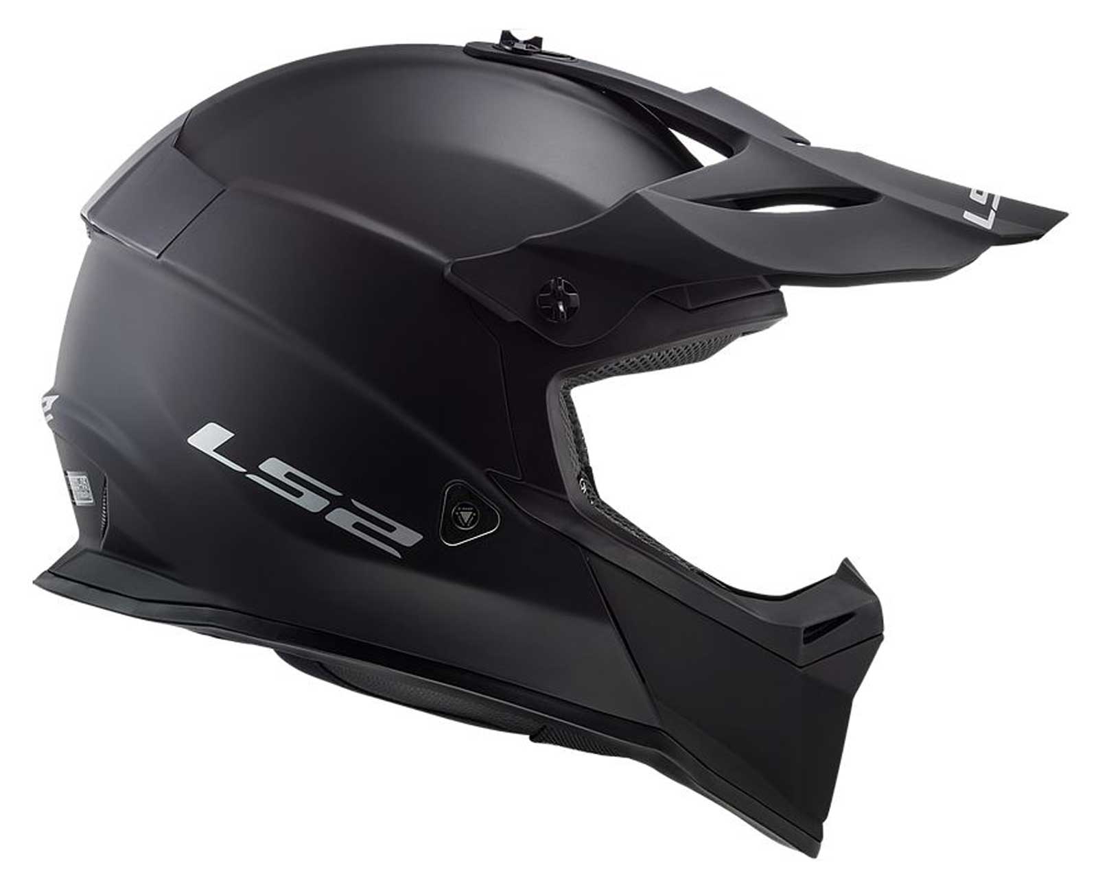 Harley-Davidson Free Shipping - LS2 Helmets Gate Solid Full Face MX Motorcycle Helmet, Solid Matte Black - Free Shipping on many products plus Orders Over $99