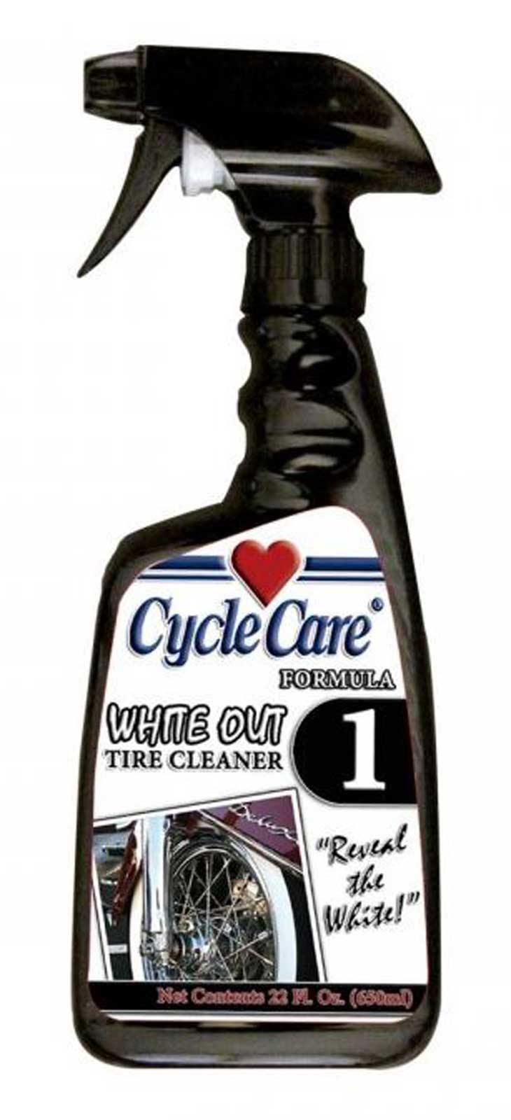 Cycle Care Formula 1 - Motorcycle Brilliant Whitewall Tire & Wheel Non-Corrosive Cleaner to Remove Grease, Oil, Road Dirt and Brake Dust - 22 oz. - Wisconsin Harley-Davidson