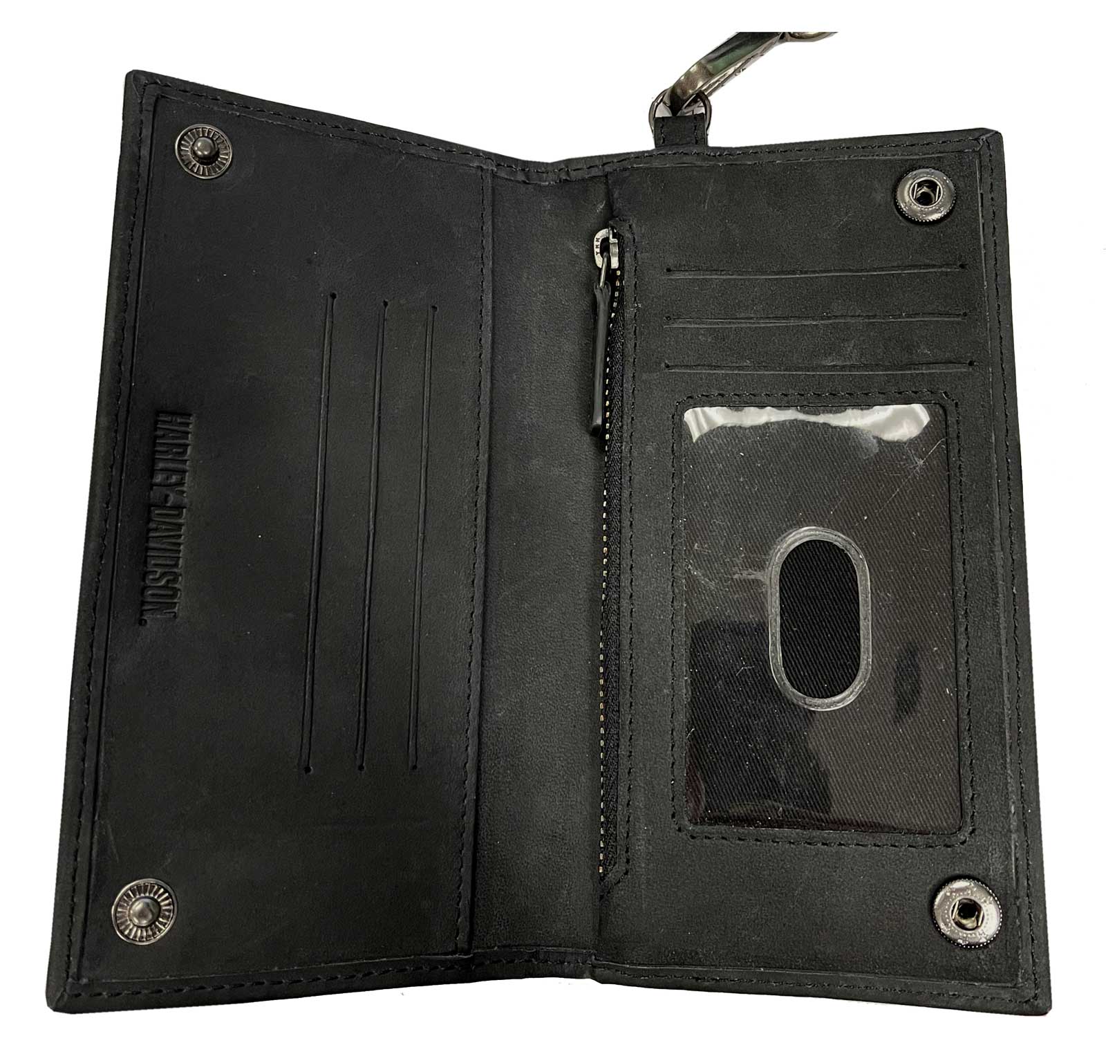 Black Epsom leather wallet, Custom leather wallet for men WL215