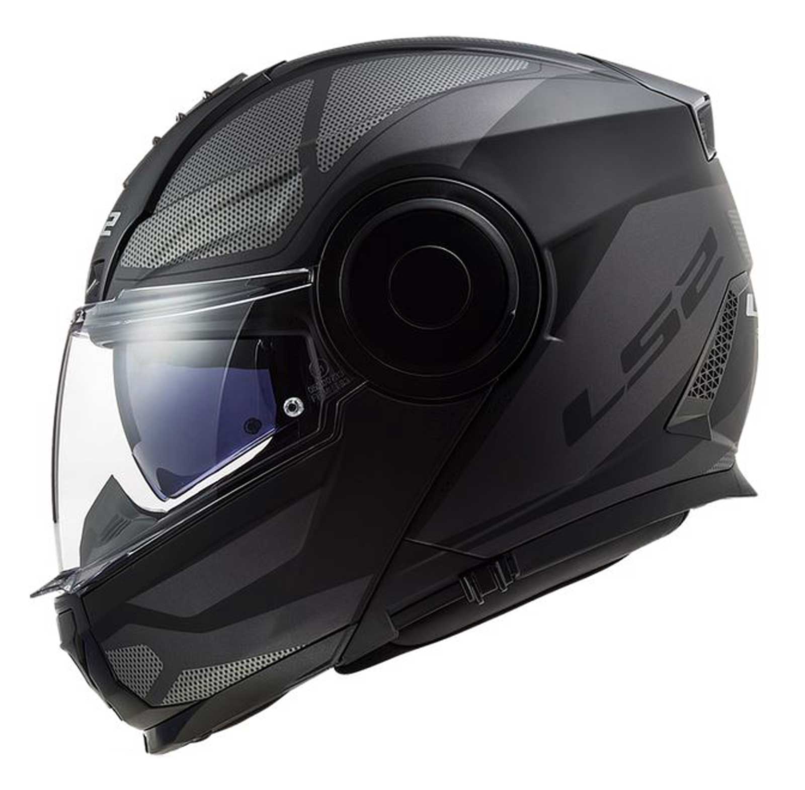 LS2 Helmets Horizon Axis Modular Motorcycle Sun-Shield Helmet