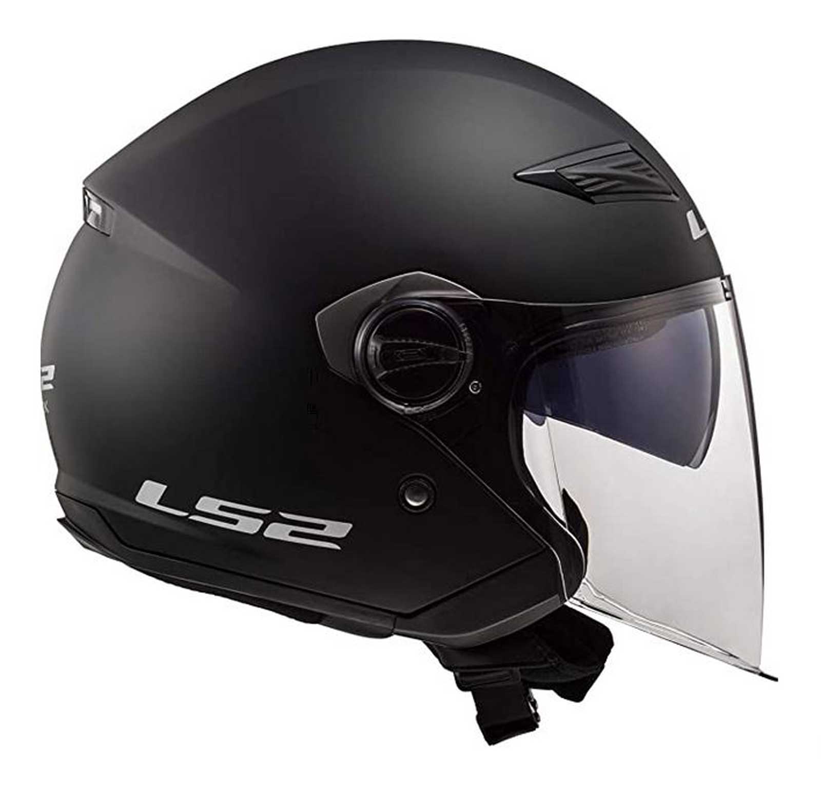 Harley-Davidson Free Shipping - LS2 Helmets Track Open Face Motorcycle Sun-Shield Helmet - Solid Matte Black - Free Shipping on many products plus Orders Over $99
