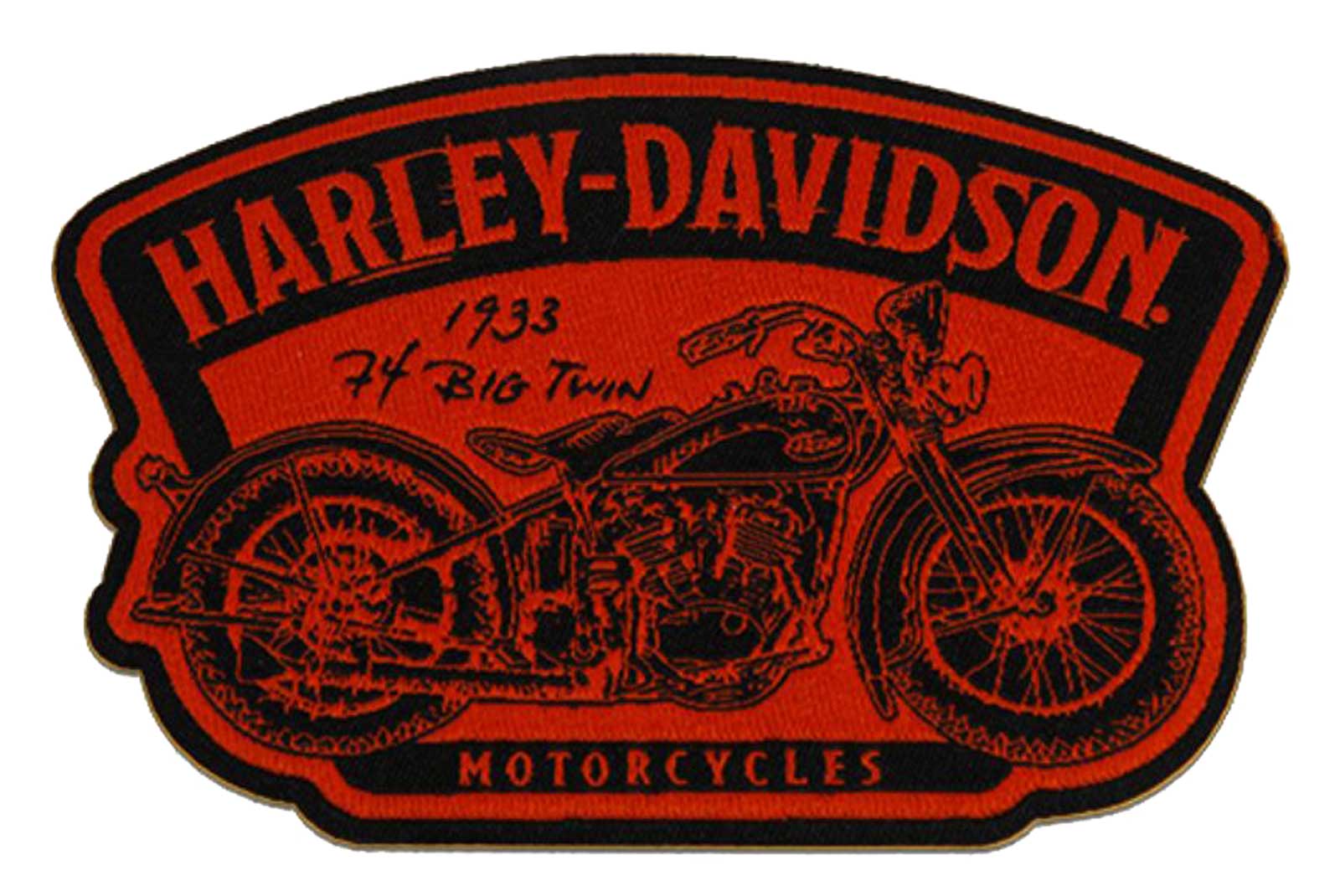Harley-Davidson® 4.5 inch. Embroidered Timeline Motorcycle Emblem