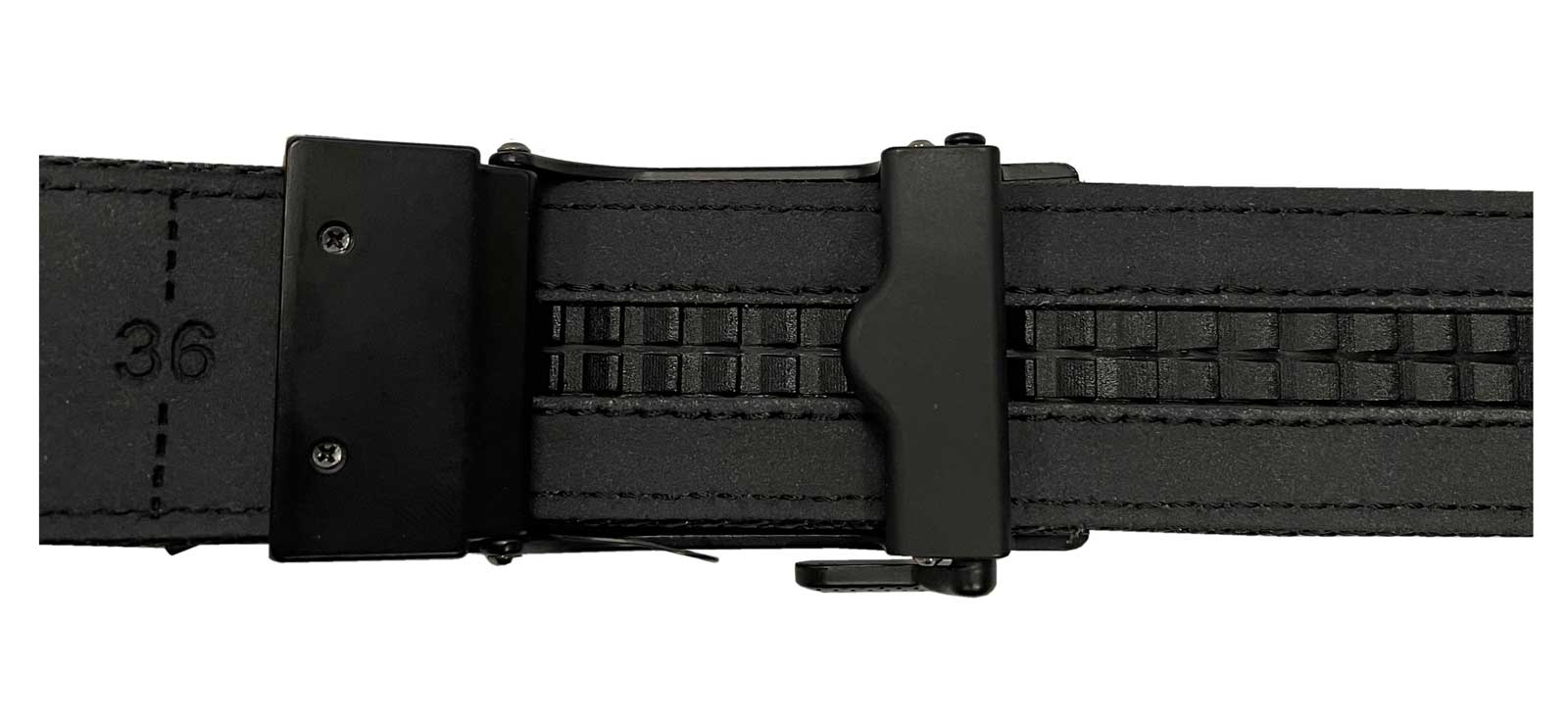 Harley-Davidson Men's Bikers Ratchet Nylon Webbing & Leather Belt - Black - No Hassle Returns at Wisconsin Harley