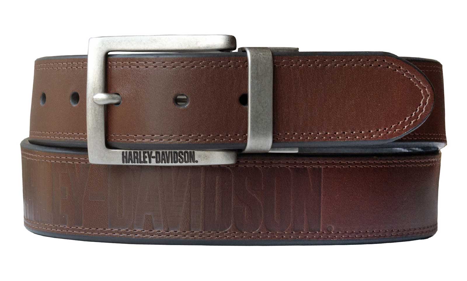 Harley-Davidson Free Shipping - Harley-Davidson Men's Traditional H-D Reversible Leather Belt - Black/Brown - Free Shipping on many products plus Orders Over $99
