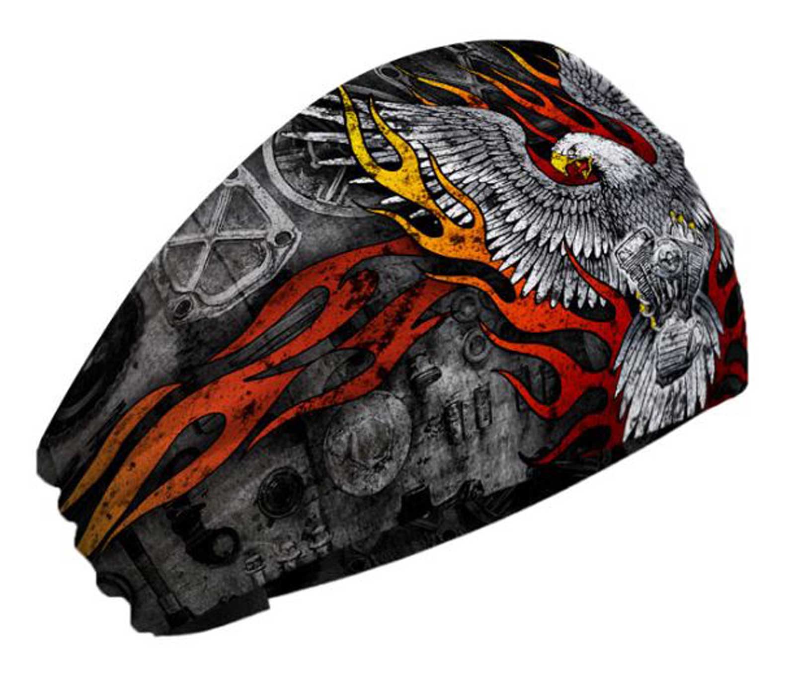 Harley-Davidson Free Shipping - That's A Wrap Unisex Flames Screamin' Eagle Knotty Band Headwrap - Black - Free Shipping on many products plus Orders Over $99