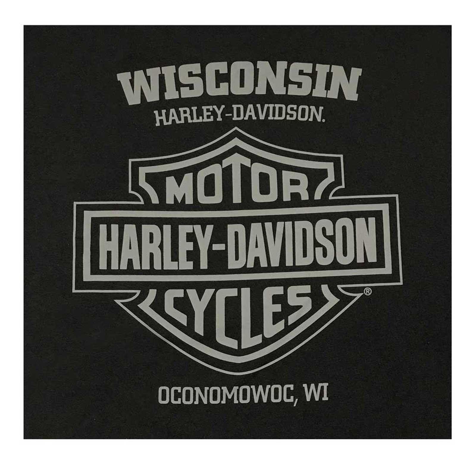 Harley-Davidson Free Shipping - Harley-Davidson Men's Vintage Bike Crew-Neck Short Sleeve Cotton T-Shirt - Black - Free Shipping on many products plus Orders Over $99
