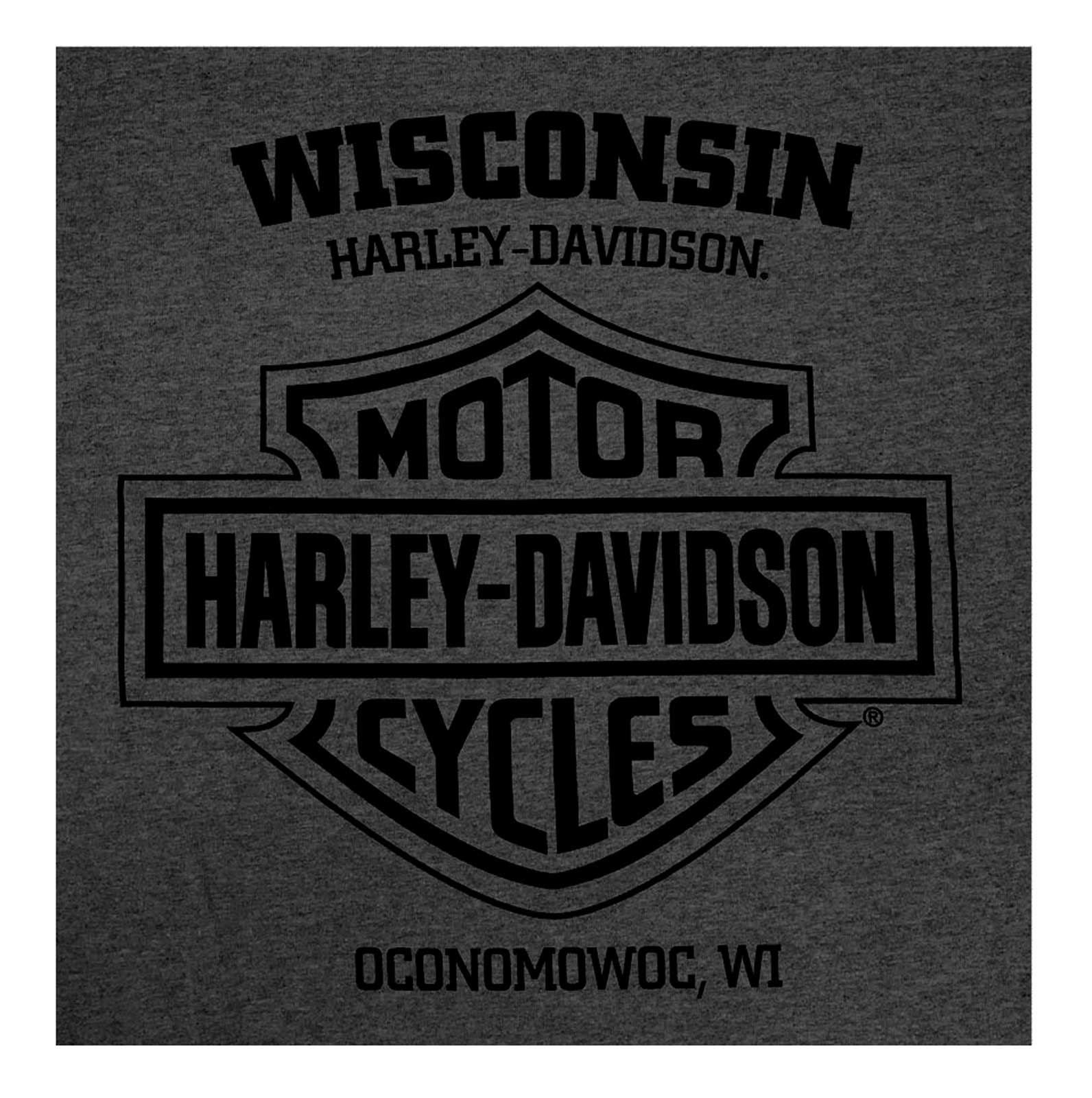 Harley-Davidson Free Shipping - Harley-Davidson Men's Cracked H-D Short Sleeve Crew-Neck T-Shirt, Charcoal - Free Shipping on many products plus Orders Over $99