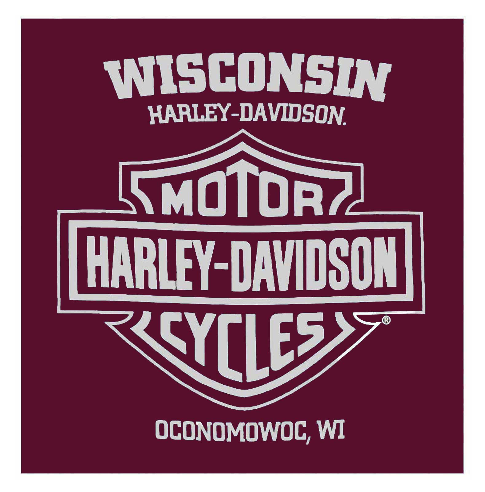 Harley-Davidson Free Shipping - Harley-Davidson Men's Fate H-D Crew-Neck Short Sleeve Cotton T-Shirt, Maroon - Free Shipping on many products plus Orders Over $99