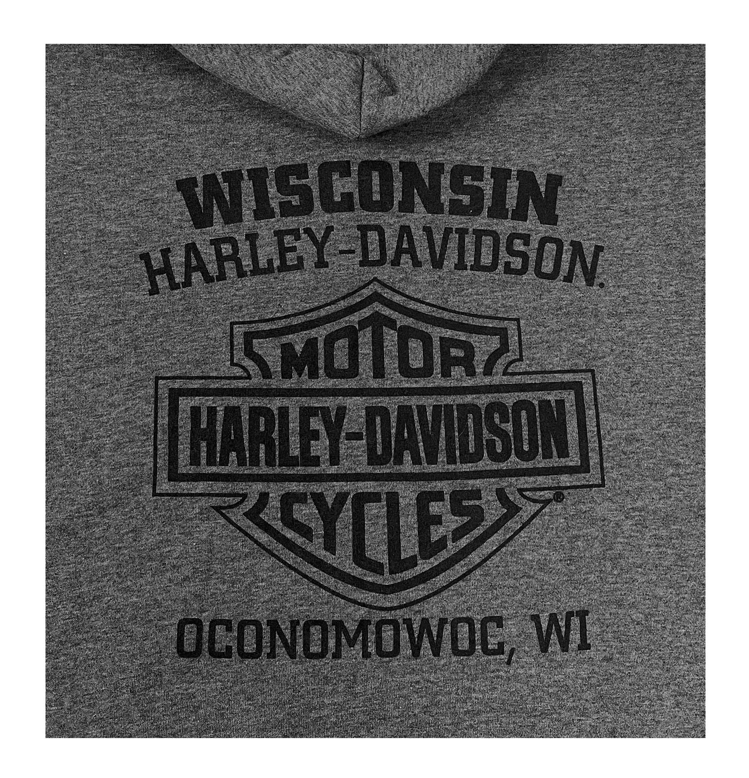 Harley-Davidson Free Shipping - Harley-Davidson Men's Charges Pullover Poly-Blend Hoodie, Charcoal Heather - Free Shipping on many products plus Orders Over $99