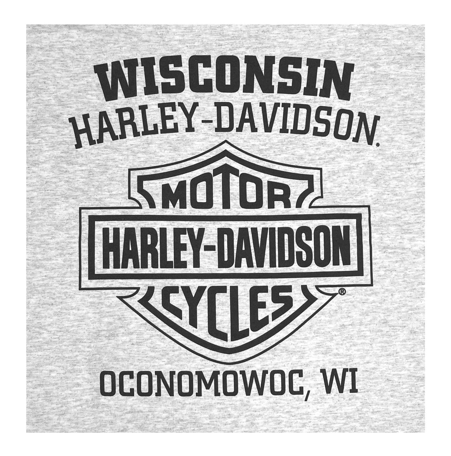 Harley-Davidson Free Shipping - Harley-Davidson Men's Notoriety Long Sleeve Poly-Blend Crew-Neck Shirt, Gray - Free Shipping on many products plus Orders Over $99