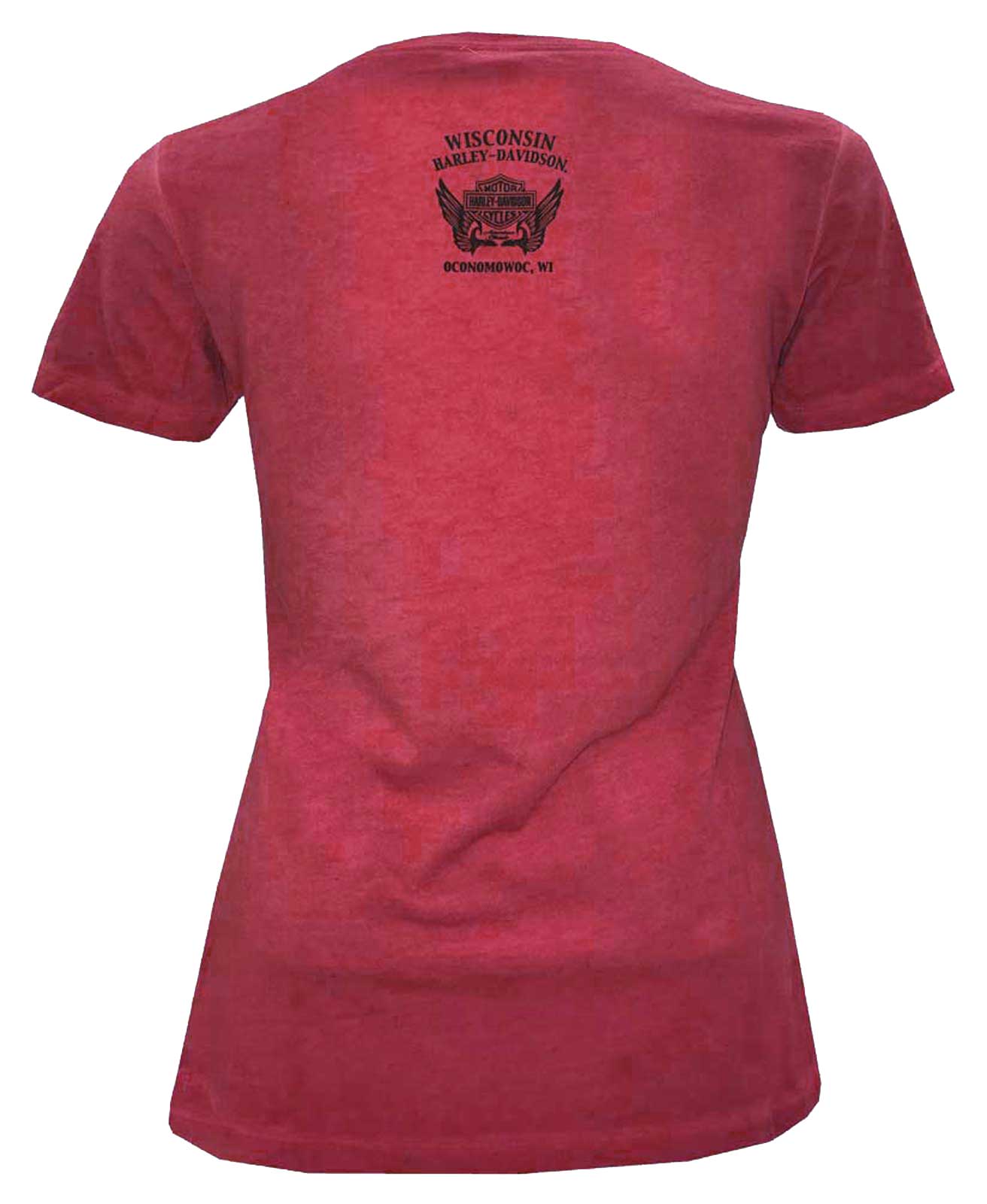 Harley-Davidson Free Shipping - Harley-Davidson Women's Foiled Script Poly-Blend Short Sleeve Tee - Dark Red - Free Shipping on many products plus Orders Over $99