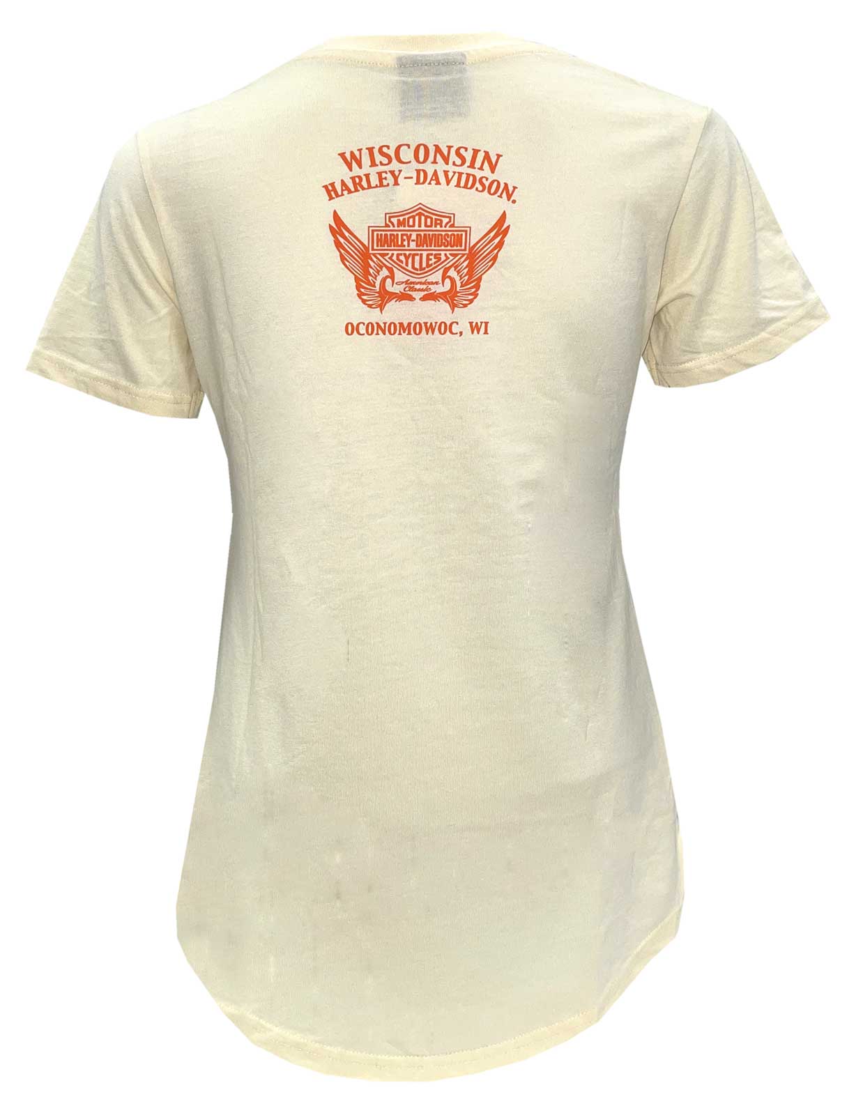 Harley-Davidson Free Shipping - Harley-Davidson Women's Groovy Heaven Scoop Neck Short Sleeve Tee - Yellow - Free Shipping on many products plus Orders Over $99