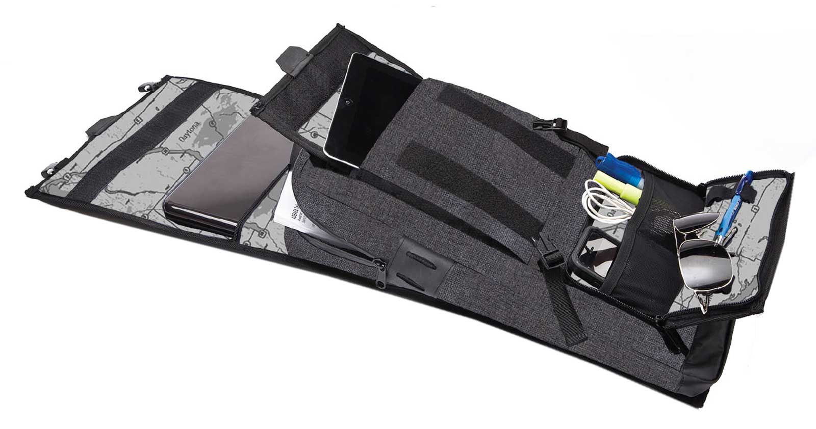 Harley-Davidson Commuter H-D Slim Flap Closure Backpack - Heather Gray - No Hassle Returns at Wisconsin Harley