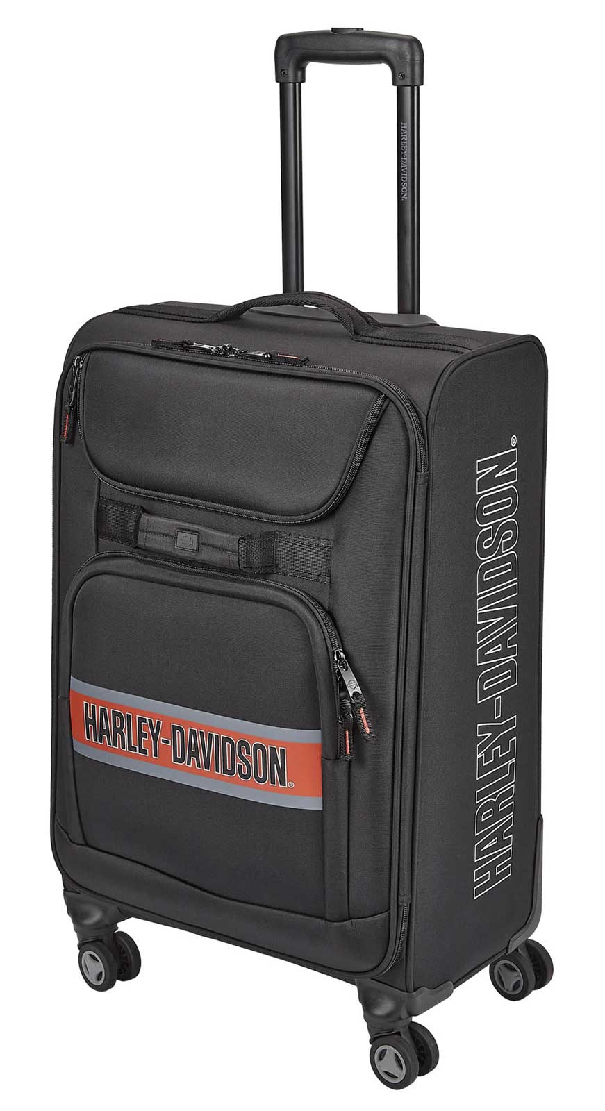 Harley-Davidson 27" Trailblazer Multi-Pocket Wheeled Travel Luggage (27") - Wisconsin Harley-Davidson