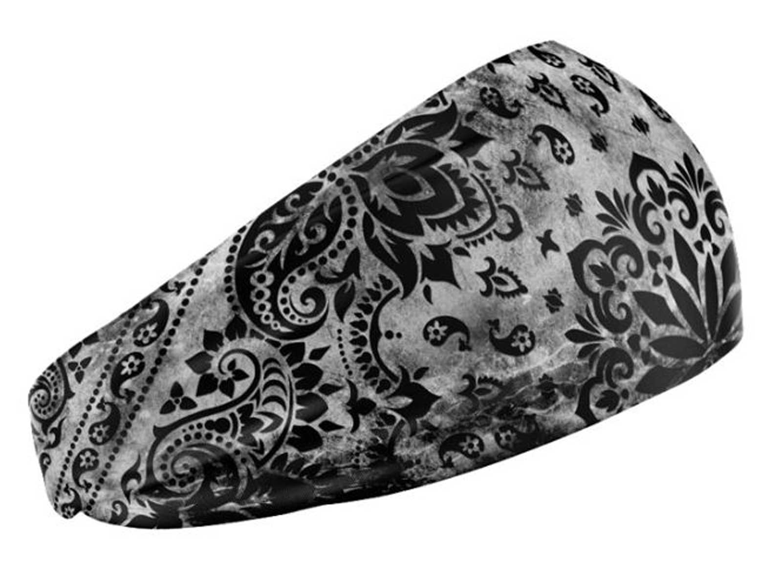 That's A Wrap Women's Paisley Print Versatile Multi-Function Do Band - Black - No Hassle Returns at Wisconsin Harley