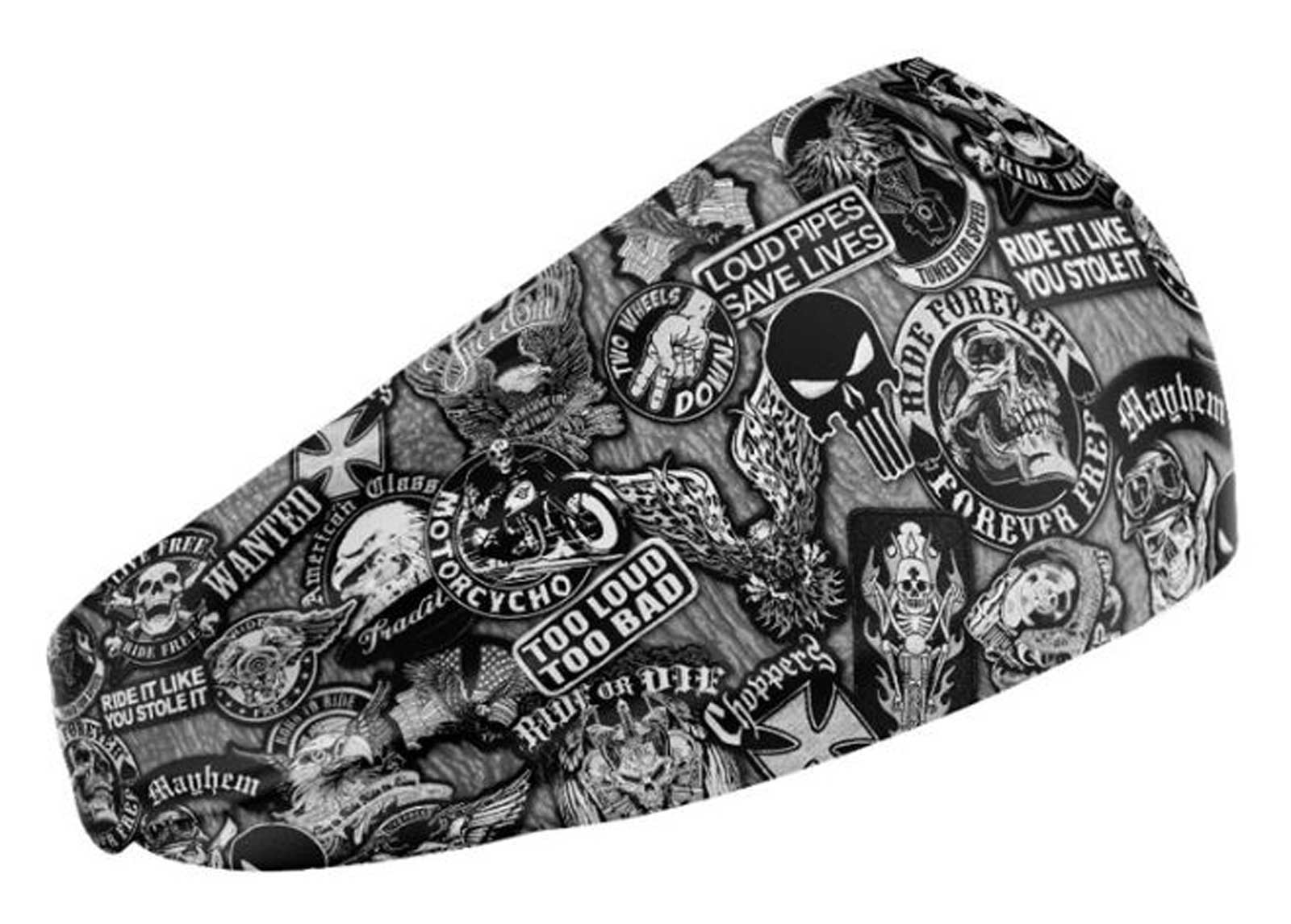 Harley-Davidson Free Shipping - That's A Wrap Unisex Biker Patches Versatile Multi-Function Do Band - Black/Gray - Free Shipping on many products plus Orders Over $99