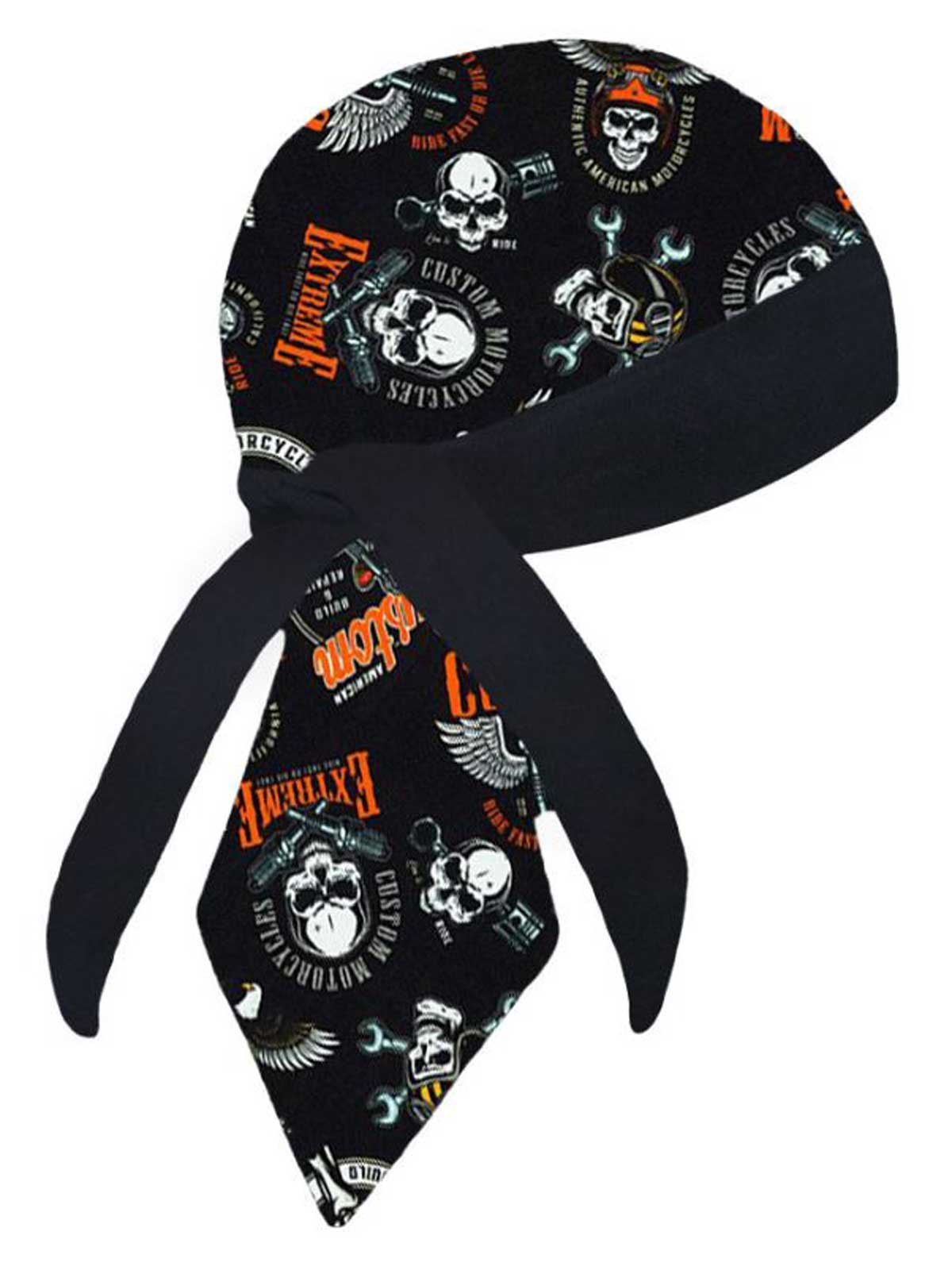 That's A Wrap Unisex Custom Decals Stay Put WrapSure Sweatband Headwrap - Black - Wisconsin Harley-Davidson