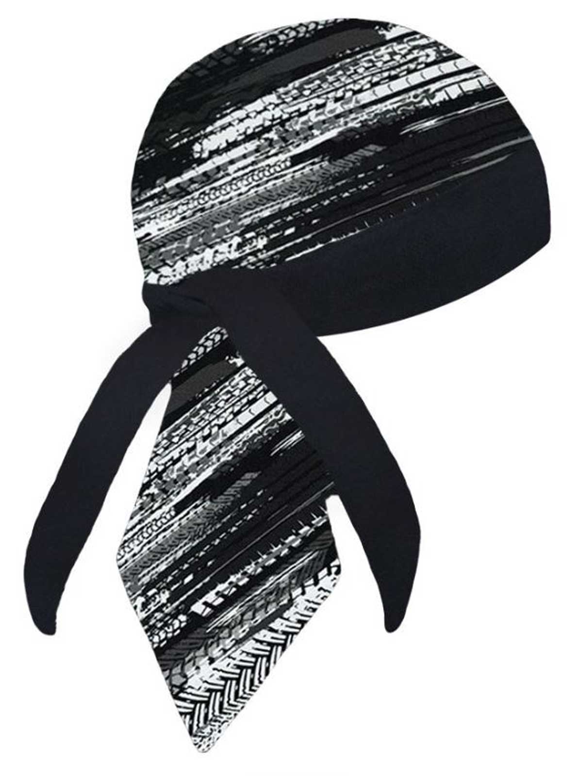 That's A Wrap Unisex Tread Lightly Stay Put WrapSure Sweatband Headwrap - Black - Wisconsin Harley-Davidson