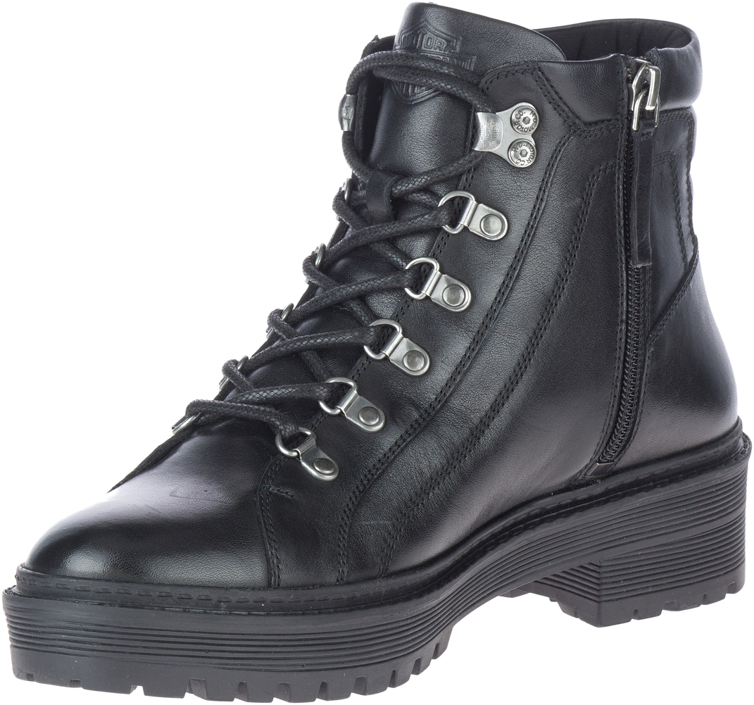 Harley-Davidson® Women's Dalwood 4.75-Inch Black Motorcycle Boots