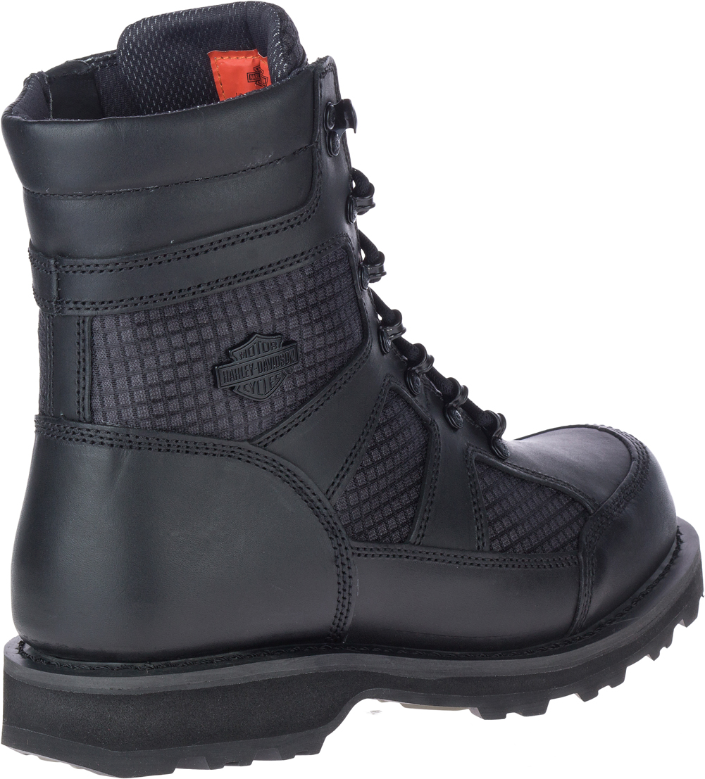 Harley-Davidson® Men's Lensfield 7-Inch Black Motorcycle Boots, D93771