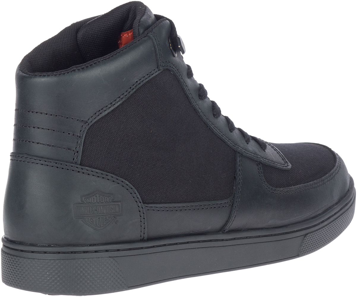 Harley-Davidson Men's Watkins 4.5-In Black Motorcycle Riding Sneakers, D93799 - No Hassle Returns at Wisconsin Harley