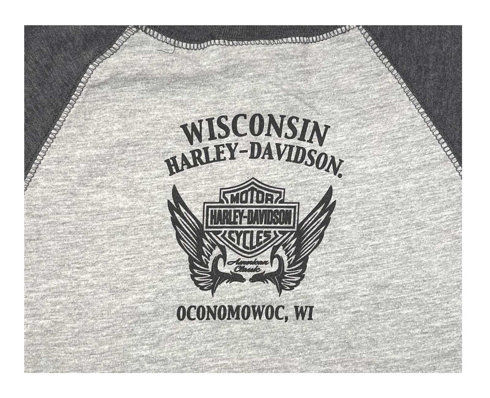 Harley-Davidson Free Shipping - Harley-Davidson Boy's Reboot Long Sleeve Raglan Poly-Blend Toddler/Youth Tee - Free Shipping on many products plus Orders Over $99