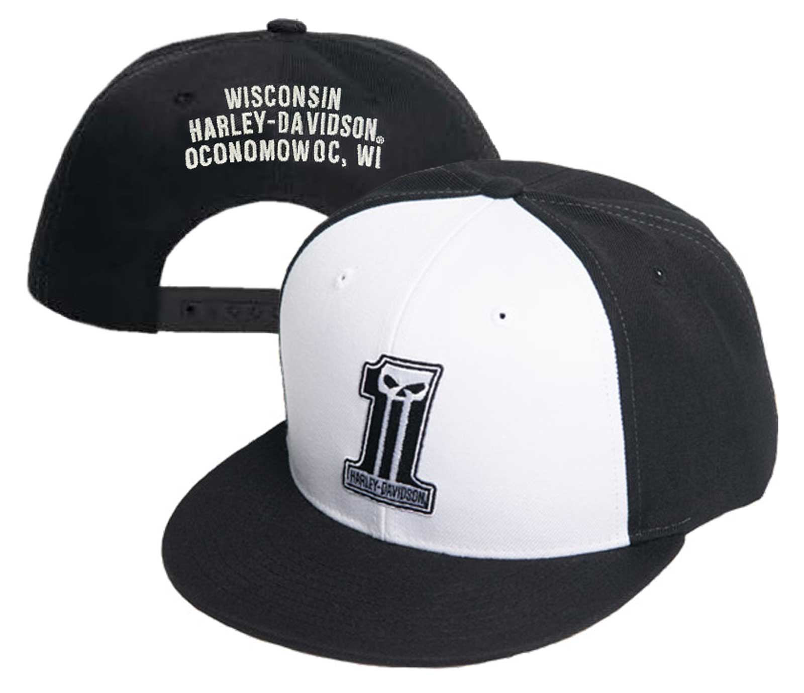 Harley-Davidson® Men's Rusted Embroidered B&S Snapback Flat Brim