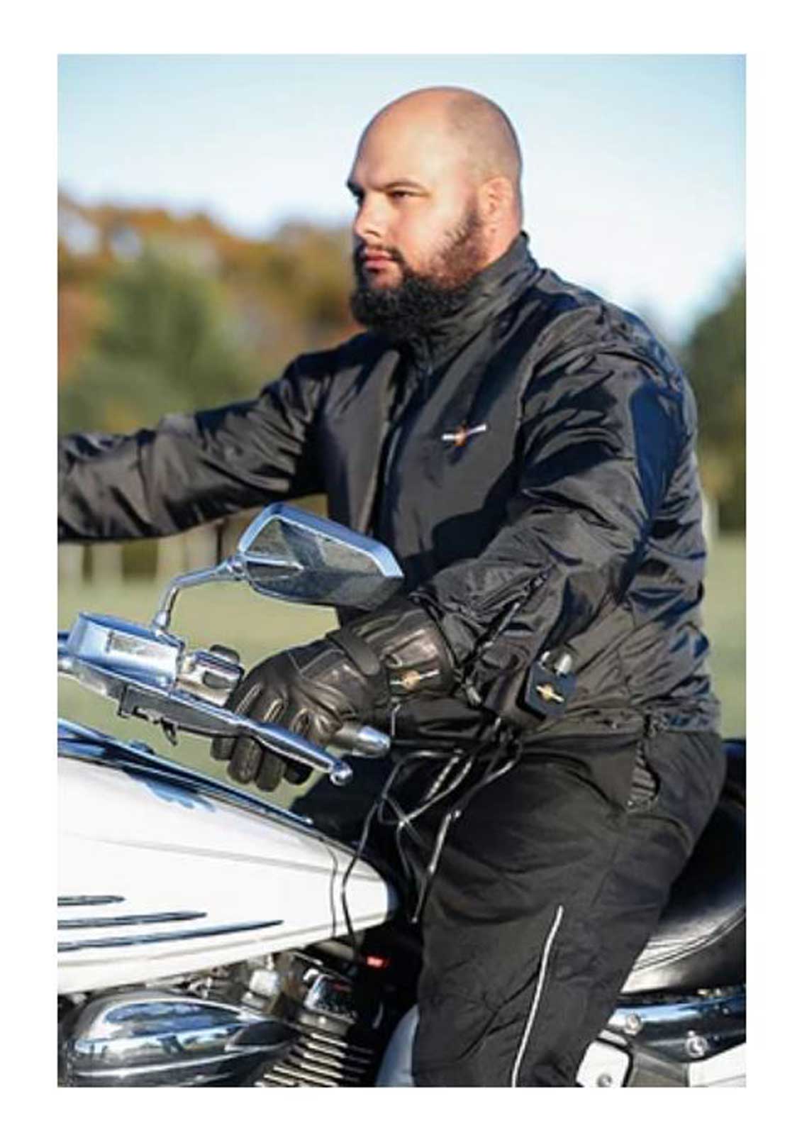 California Heat 12V Heated Wind Resistant / Water Repellent Jacket Liner -  Black - Wisconsin Harley-Davidson