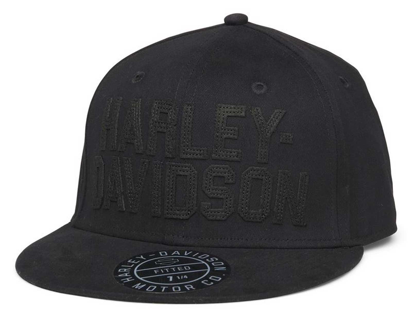 ◆Harley Davidson◆ Cotton Ball Cap Black HH15181202 Harley-Davidson® Men's Embroidered B&S Stretch Fit Baseball