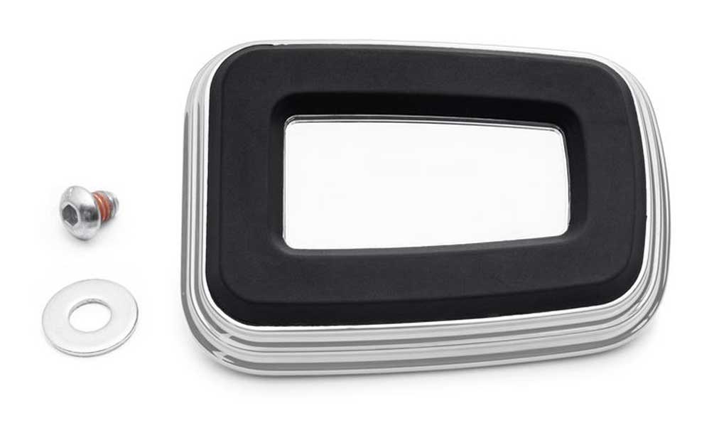 Harley-Davidson Empire Large Rear Brake Pedal Pad - Chrome Finish 50600468 - Wisconsin Harley-Davidson