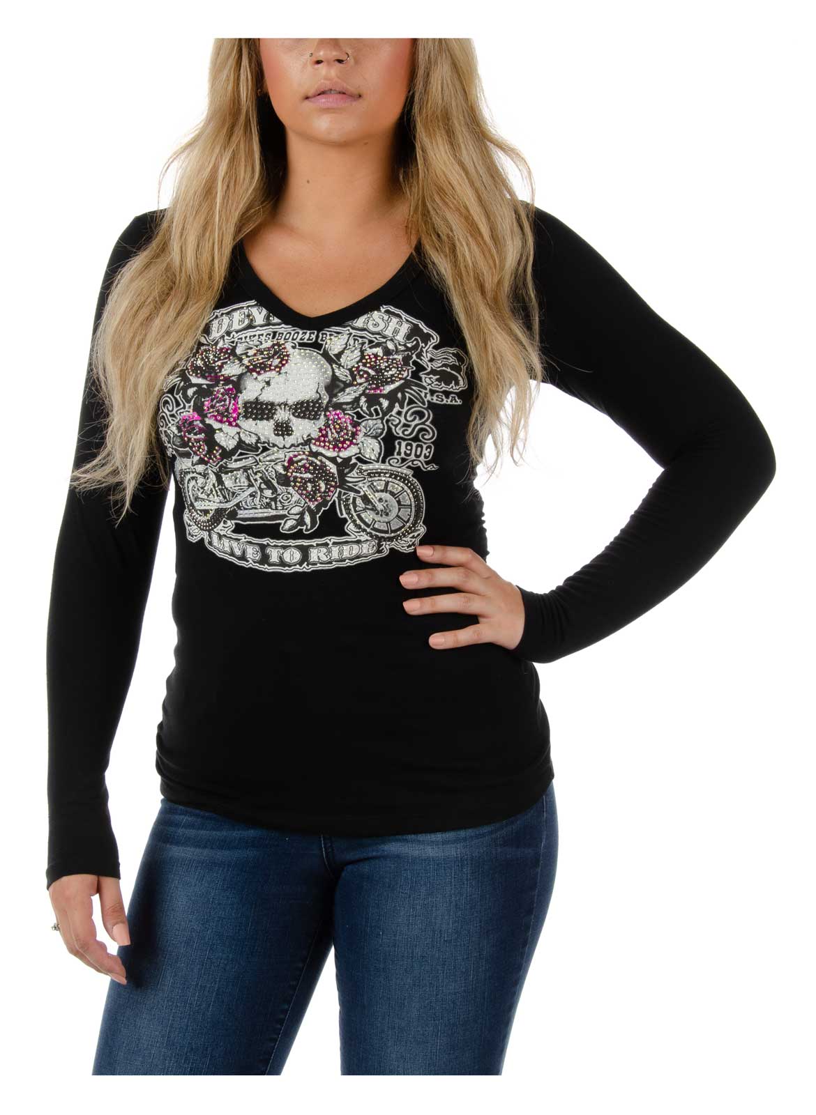 Female harley davidson shirts clearance