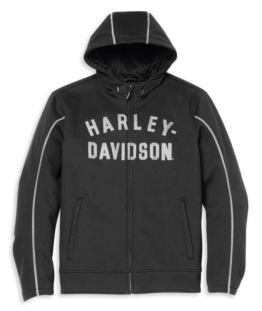 新品タグ付き⭐︎Harley Davidson フード付きジャケット Harley-Davidson® Men's Deflector Hooded Riding Fleece Jacket