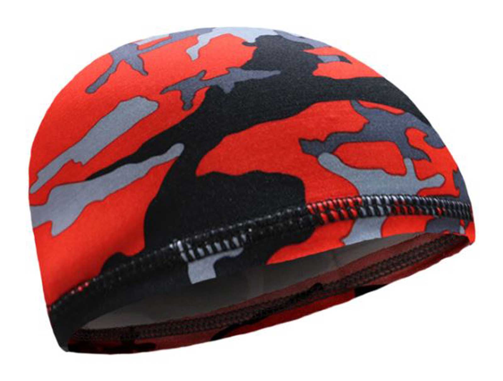 That's A Wrap Unisex Red Camouflage Under Wrap Elastic Skull Cap - Red - Wisconsin Harley-Davidson