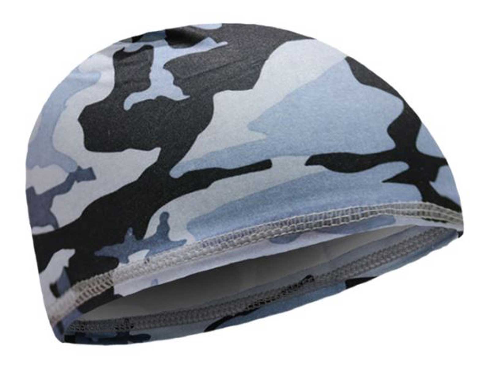 That's A Wrap Unisex Blue Camouflage Under Wrap Elastic Skull Cap - Blue - Wisconsin Harley-Davidson
