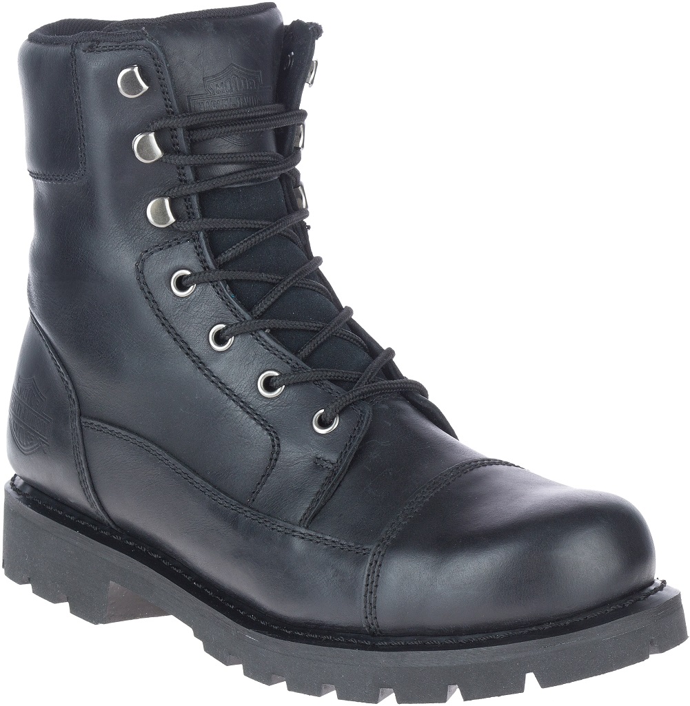 Harley-Davidson® Men's Pearson 8-Inch Waterproof Black Motorcycle