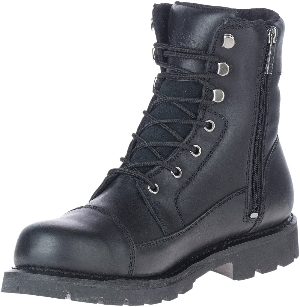 Harley-Davidson® Men's Pearson 8-Inch Waterproof Black Motorcycle