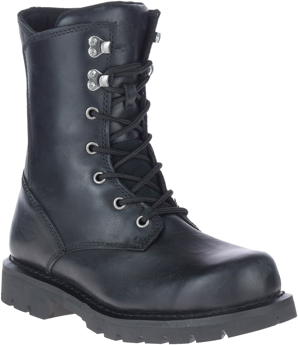 Harley-Davidson® Women's Pearson 7-Inch Black Motorcycle Boots 