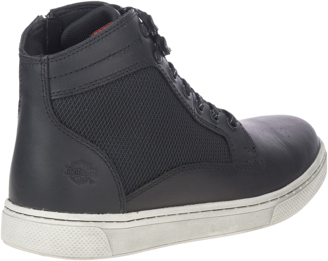 Harley-Davidson Men's Dixson 4.5-Inch Black Motorcycle Riding Sneakers, D93417 - No Hassle Returns at Wisconsin Harley