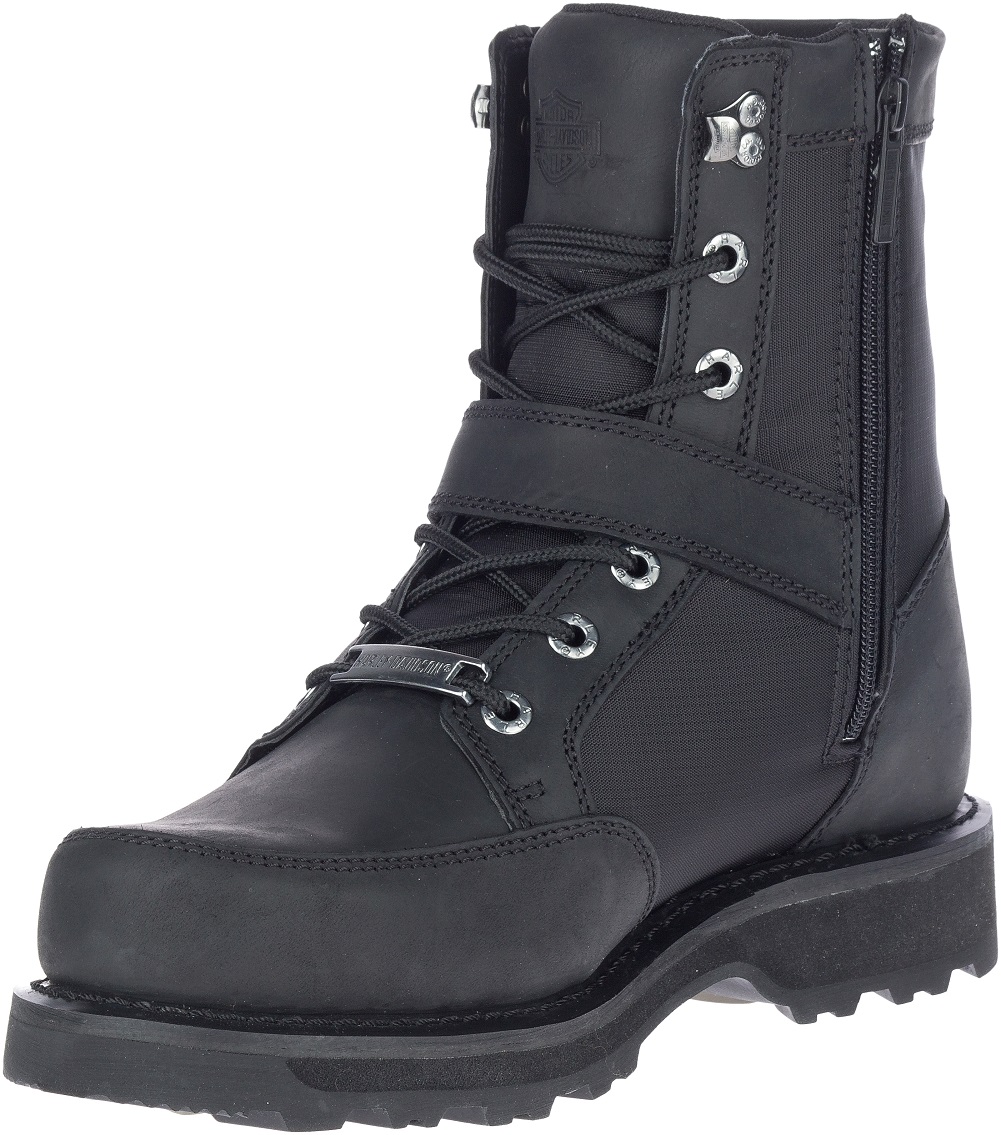 Harley-Davidson Free Shipping - Harley-Davidson Men's Hamlyn Strap 7-Inch Black Motorcycle Boots, D93786 - Free Shipping on many products plus Orders Over $99