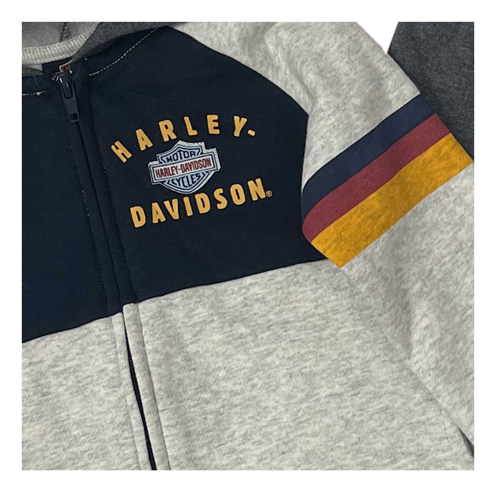 Harley-Davidson Free Shipping - Harley-Davidson Little Boys' 2-Piece Toddler Fleece Hooded Jogger Set - Gray - Free Shipping on many products plus Orders Over $99
